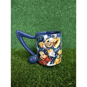 Disney Parks 2016 Musical Memories Mug With Mickey Mouse, Donald Duck, Pluto